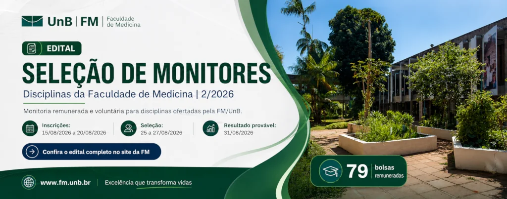 Banner monitoria 2 semestre de 2026