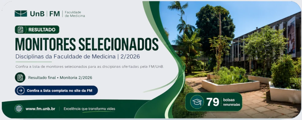 Banner monitoria 2 semestre de 2026